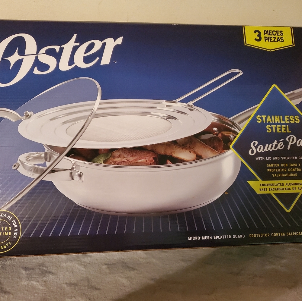 Oster Stainless Steel Saute Pan